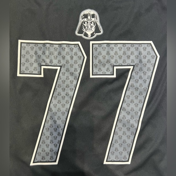 Star Wars Darth Vader #77 Retro Style Football Jersey - Picture 4 of 10